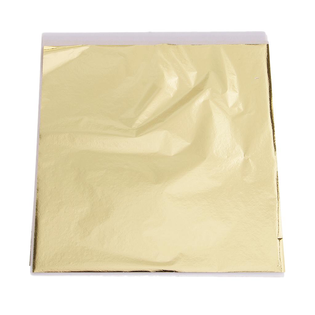 Art Craft In Paper - Feuilles de feuilles d'or 100x14cm, artisanat