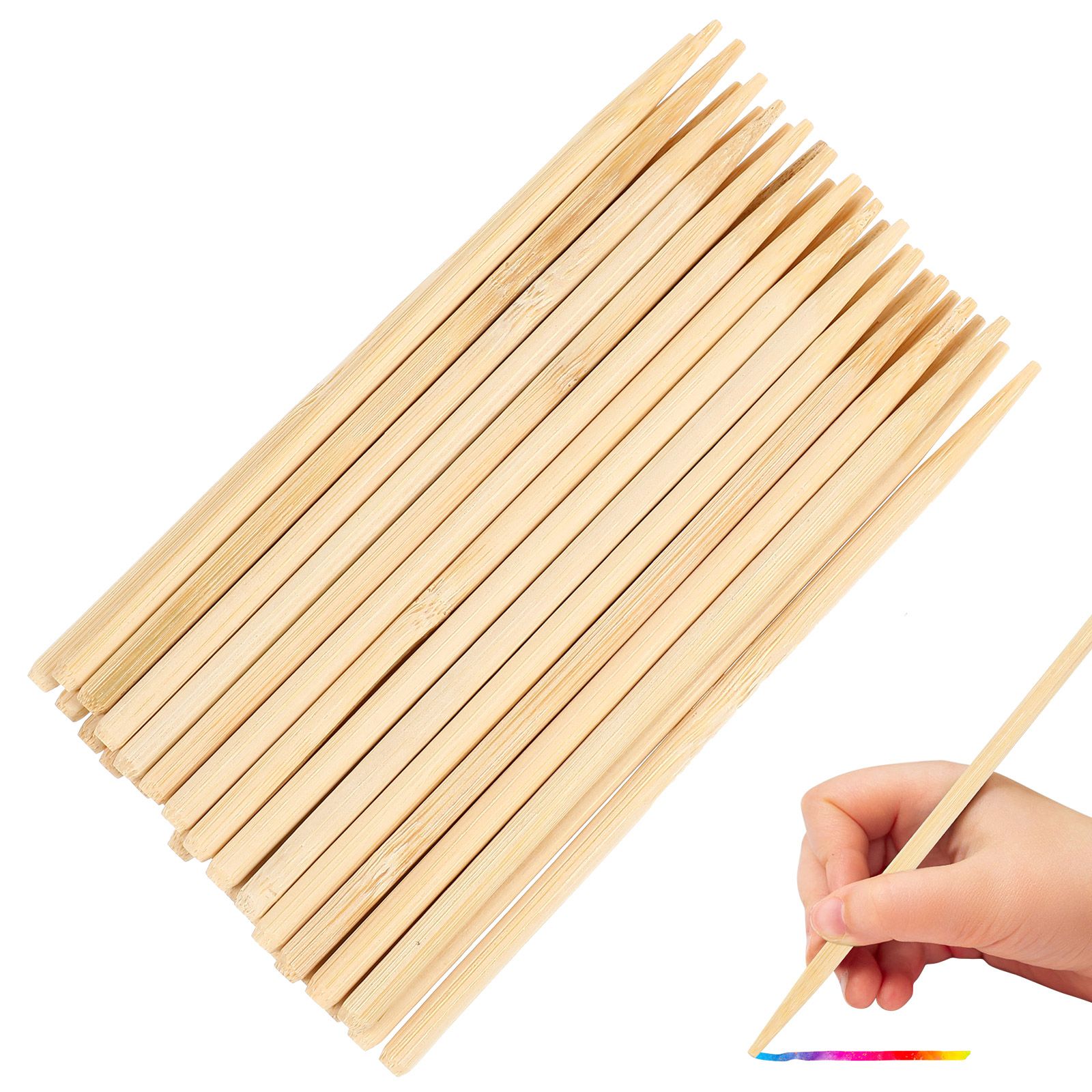 Art Craft Stick - Stylo en bambou pour peinture à