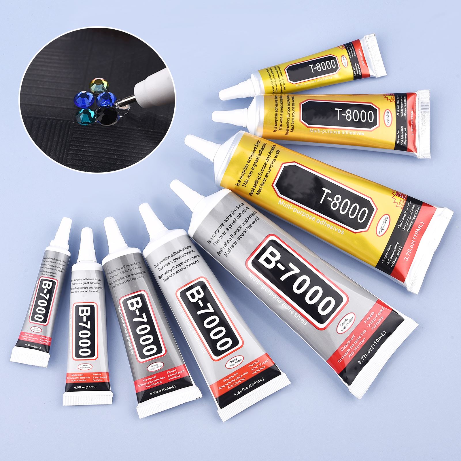 Art Craft Glue - 9/15/50/110ml colle B-7000 T-8000 adhésif élection