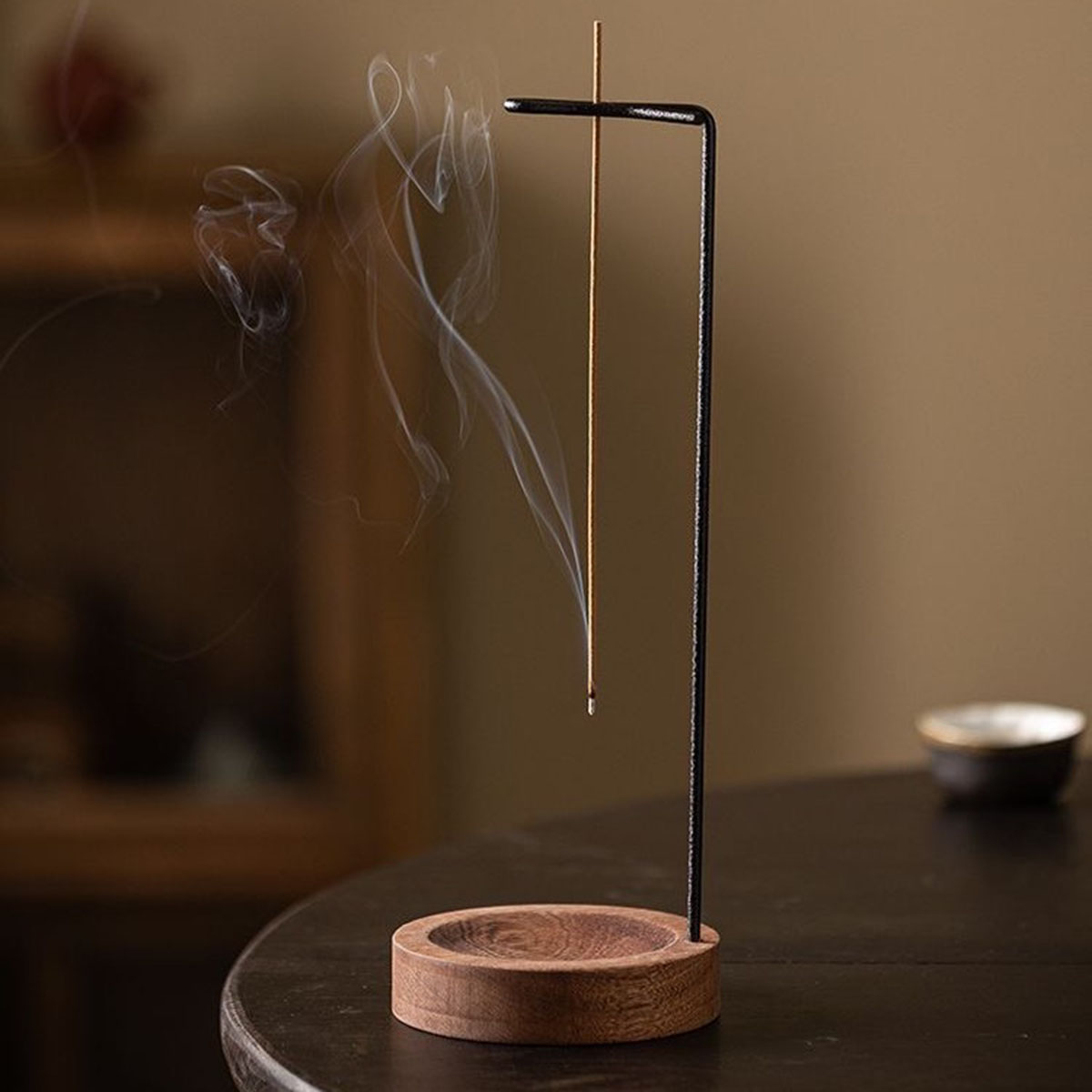 Art Craft Stick - Brûleur d'encens créatif inversé, porte-encens rond