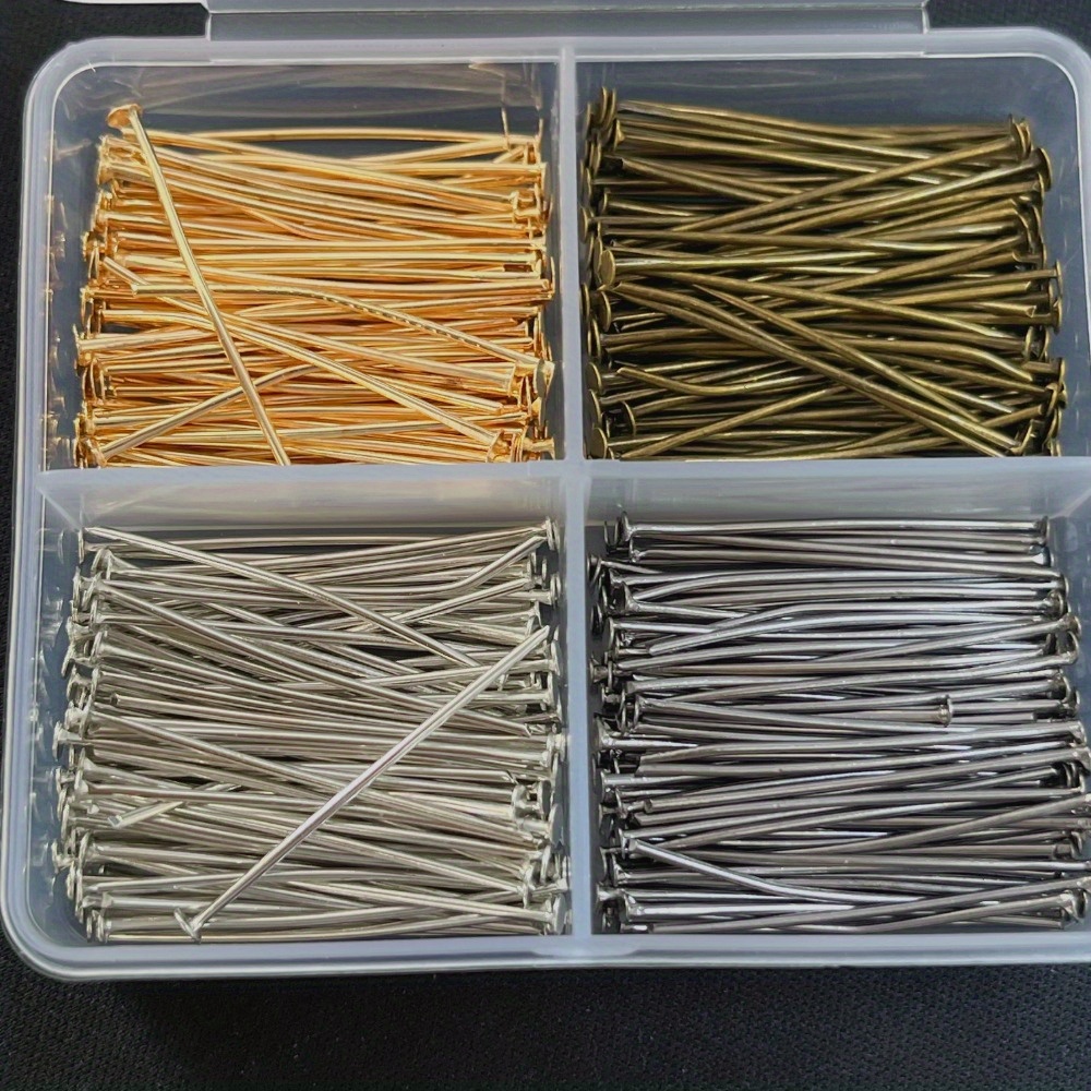 Art Craft Accessories - 400 épingles à tête plate en