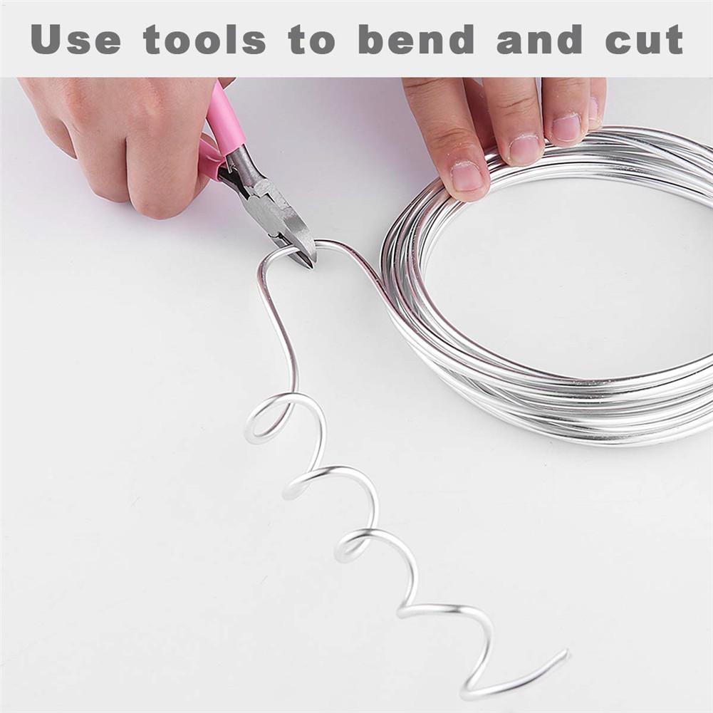 Art Craft Accessories - Fil artisanal pliable Anti-décoloration, couleur argent