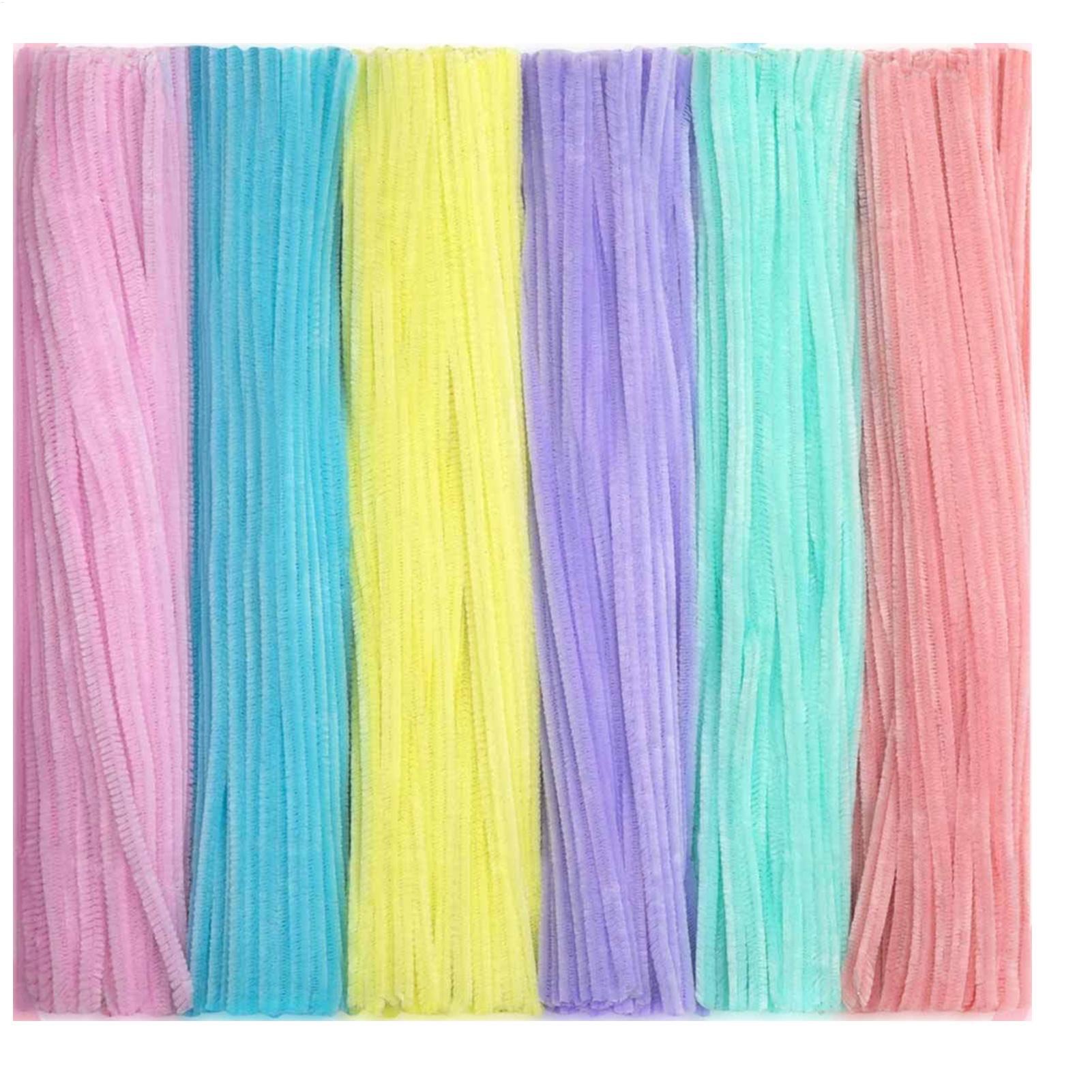 Art Craft Stick - Bâtonnets de chenille colorés, nettoyeurs de