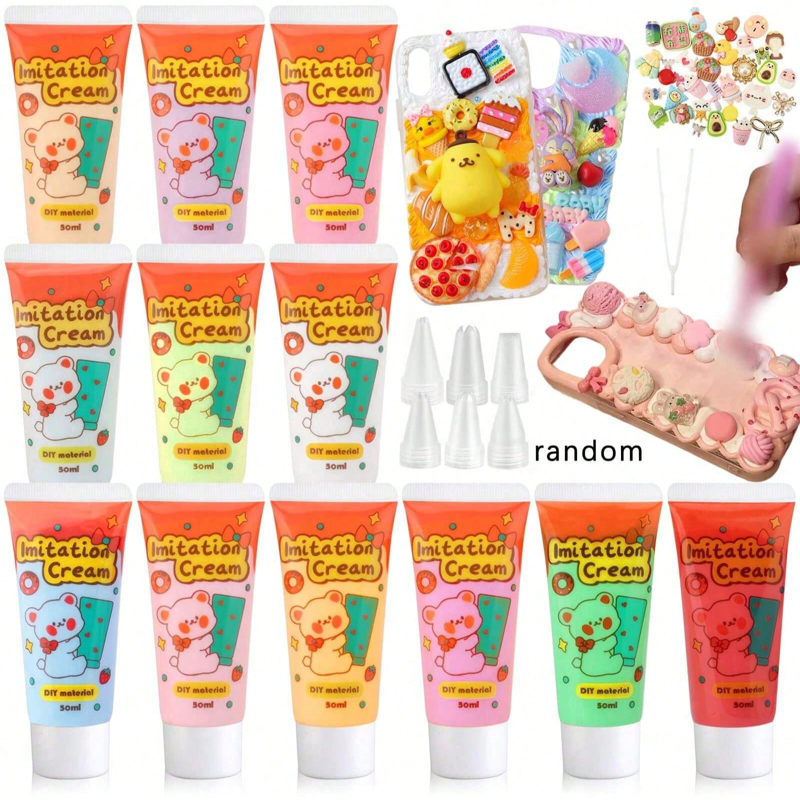 Art Craft Glue - Série multicolore (50 ml chacun) de