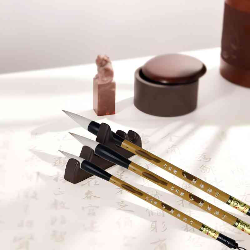 Calligraphy Pen Set - Pinceau d'écriture chinois de 3 tailles