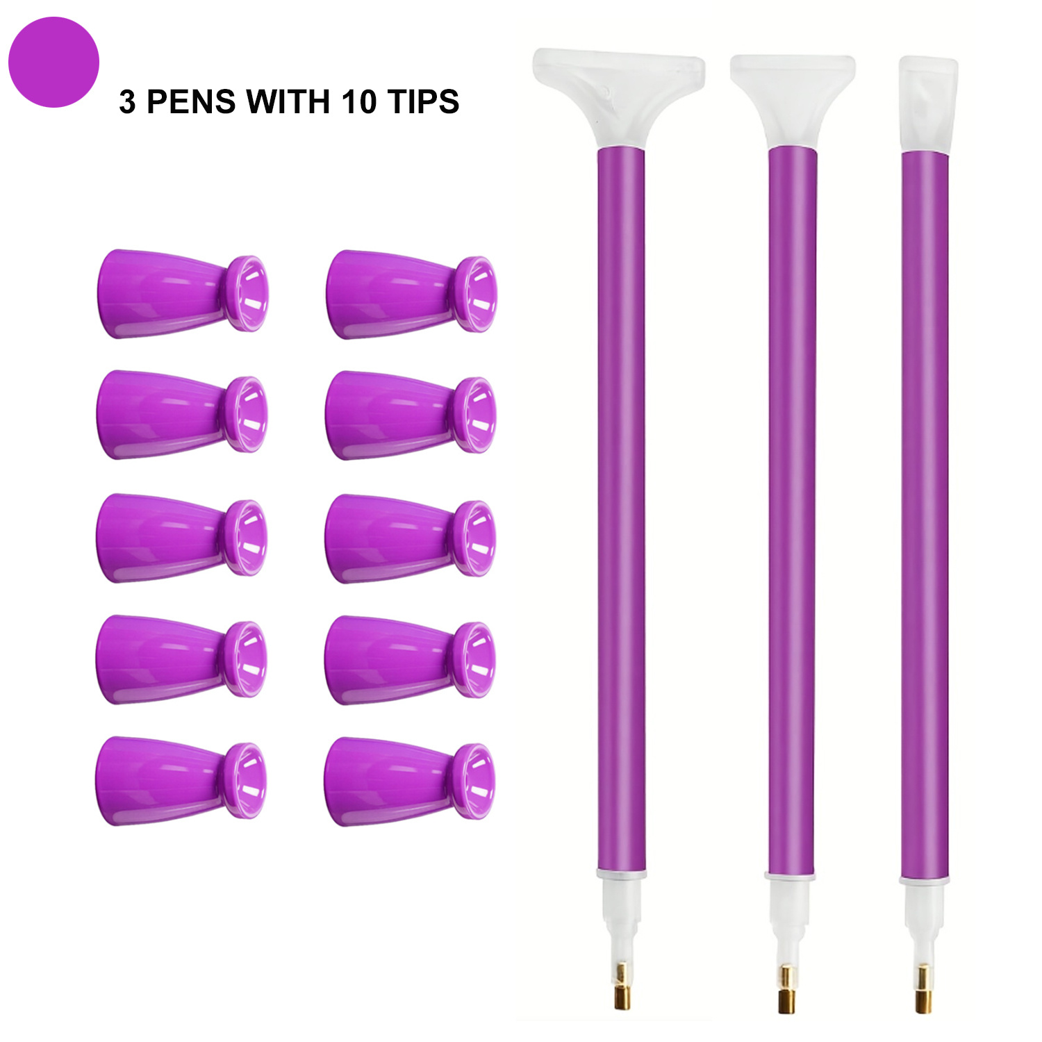 Art Craft Accessories - Lot de 10 embouts en silicone