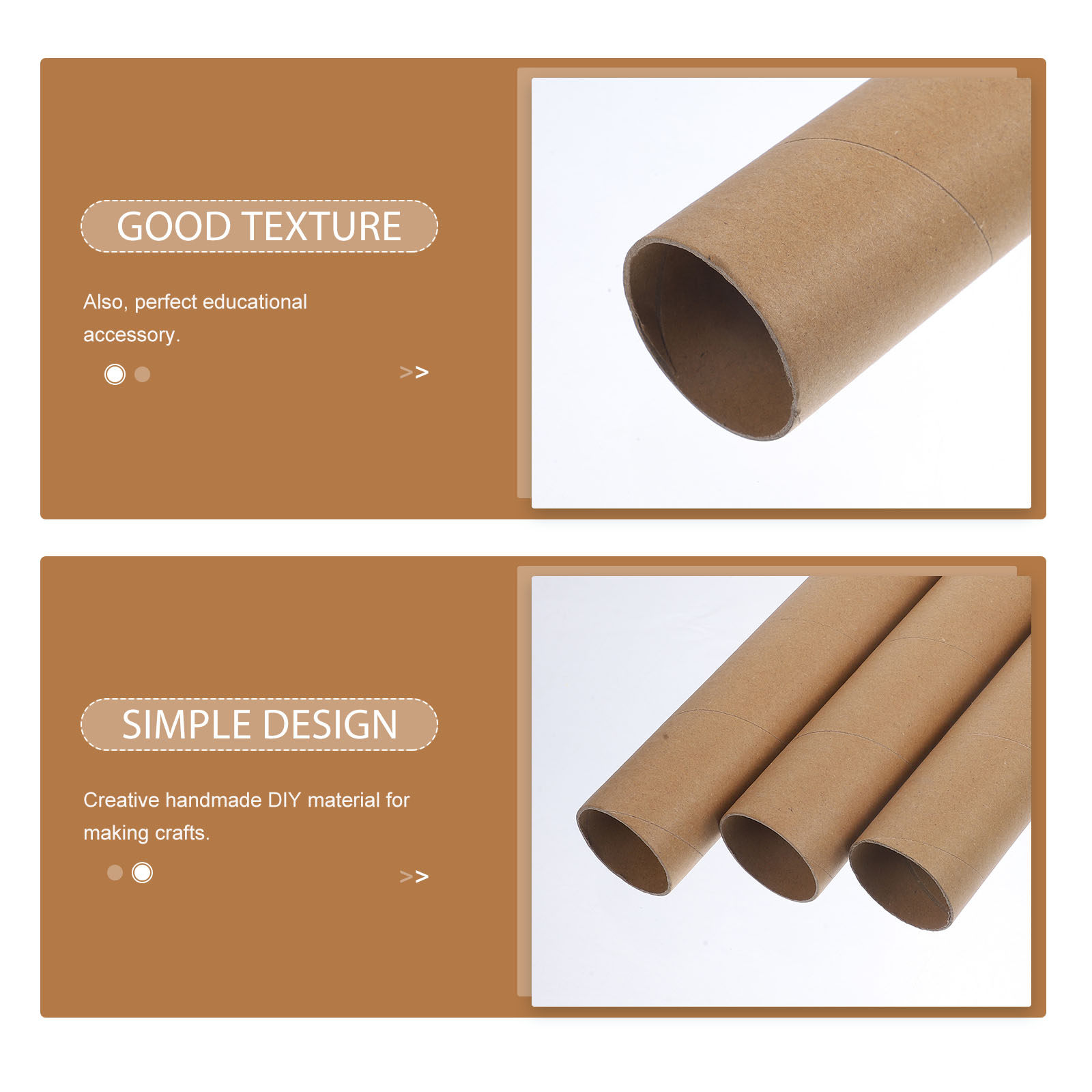 3 tubes en papier pour projets - Art Craft Education avis et prix