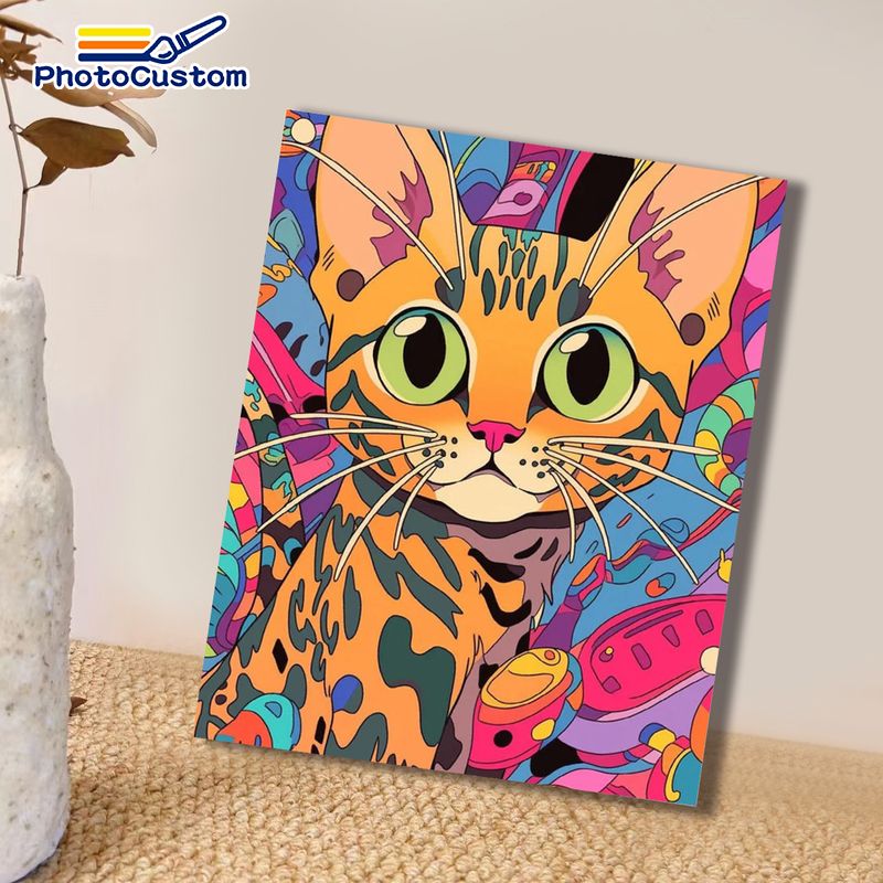 Peinture par numéros Chat Ging - Art Craft Easy Ideas avis et prix