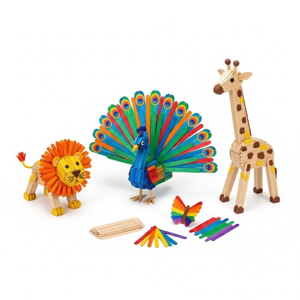 Bâtonnets de glace en bois col - Art Craft Education avis et prix