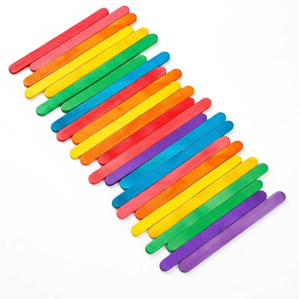 Bâtonnets de glace en bois col - Art Craft Education avis et prix