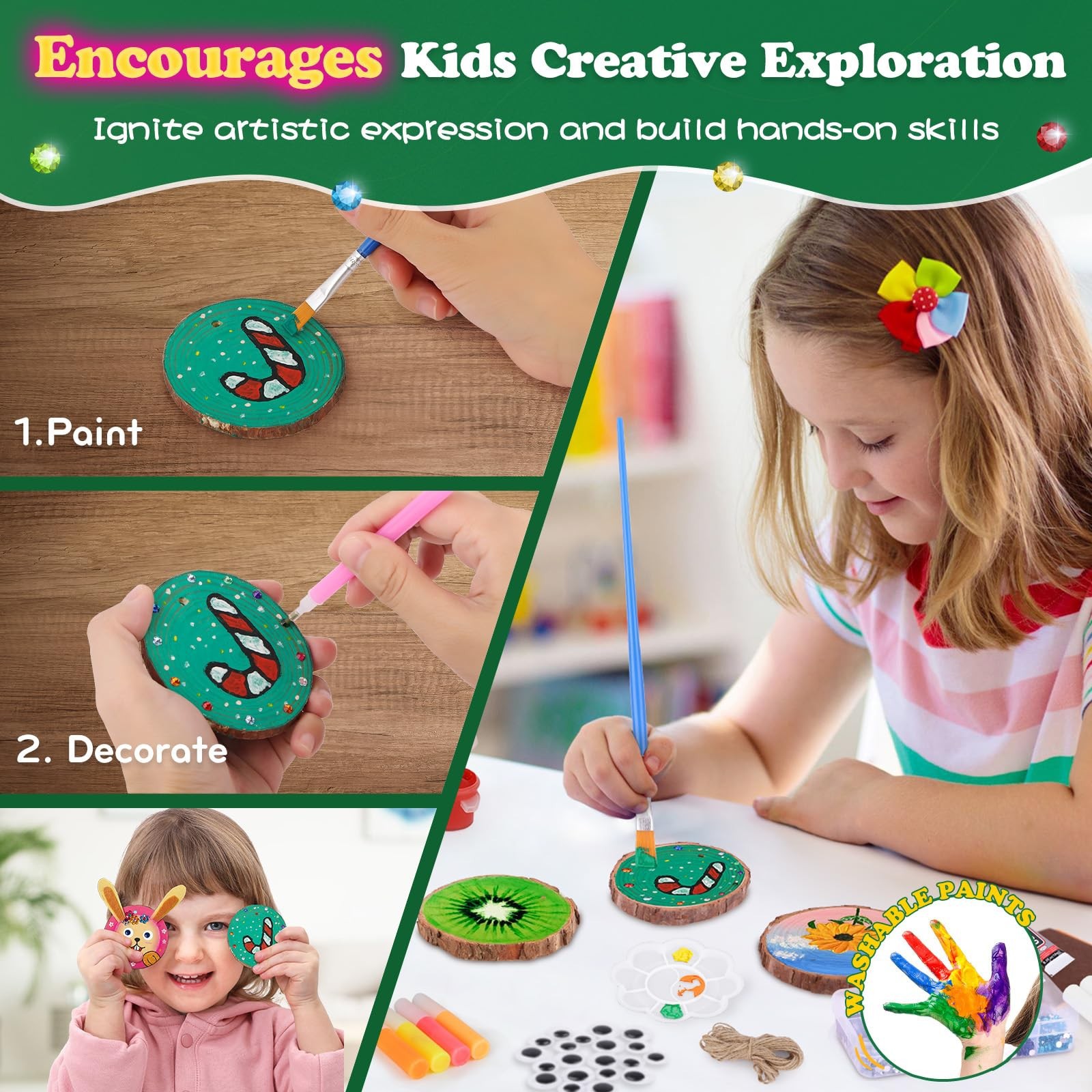 Kit de peinture sur bois qui b - Art Craft Education avis et prix