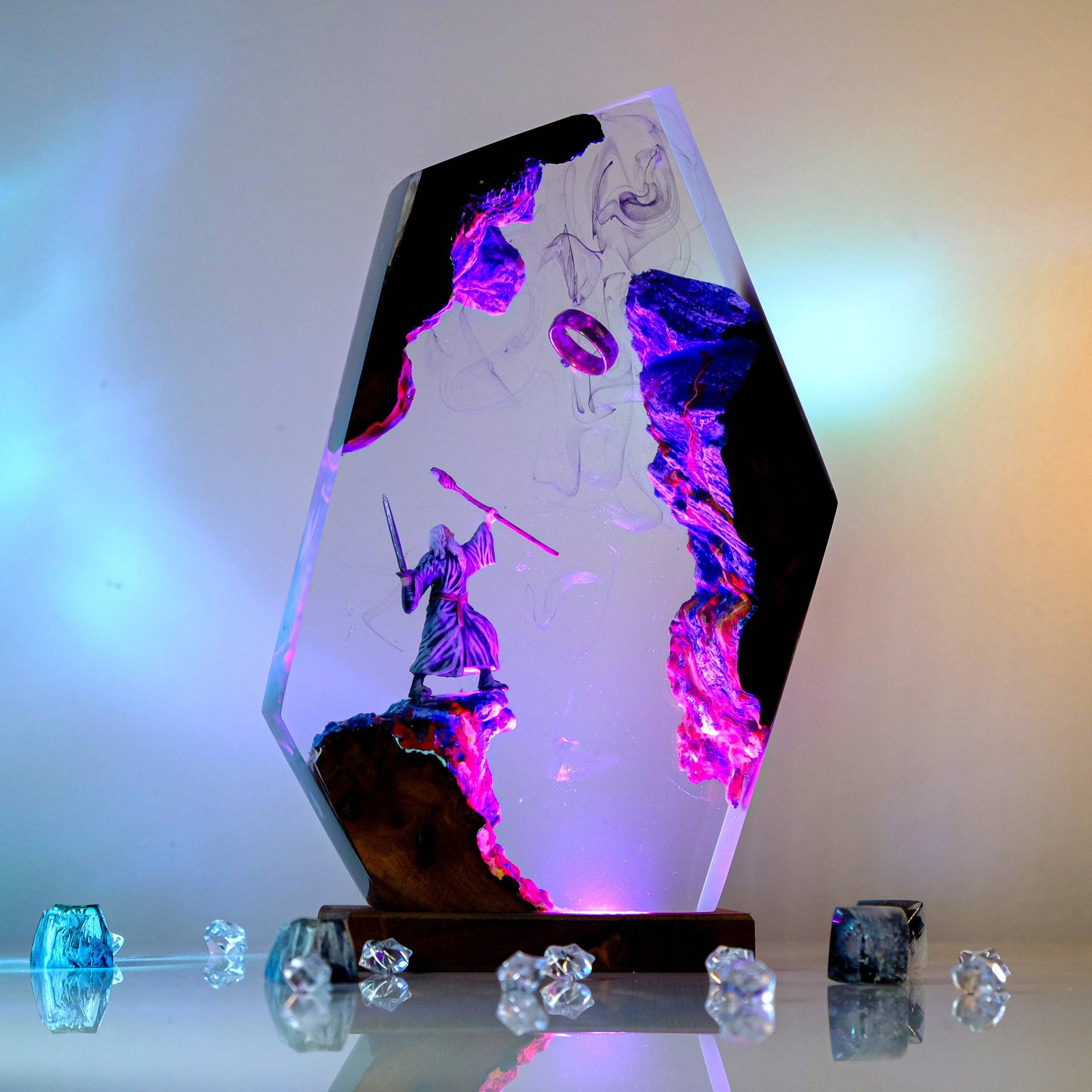Lampe de table en résine Scène - Art Craft Christmas avis et prix