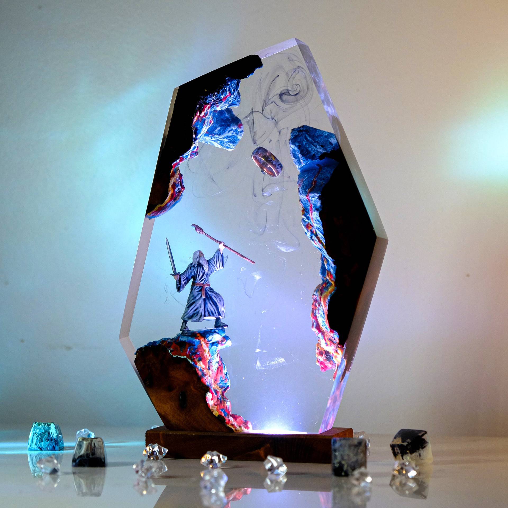 Lampe de table en résine Scène - Art Craft Christmas avis et prix