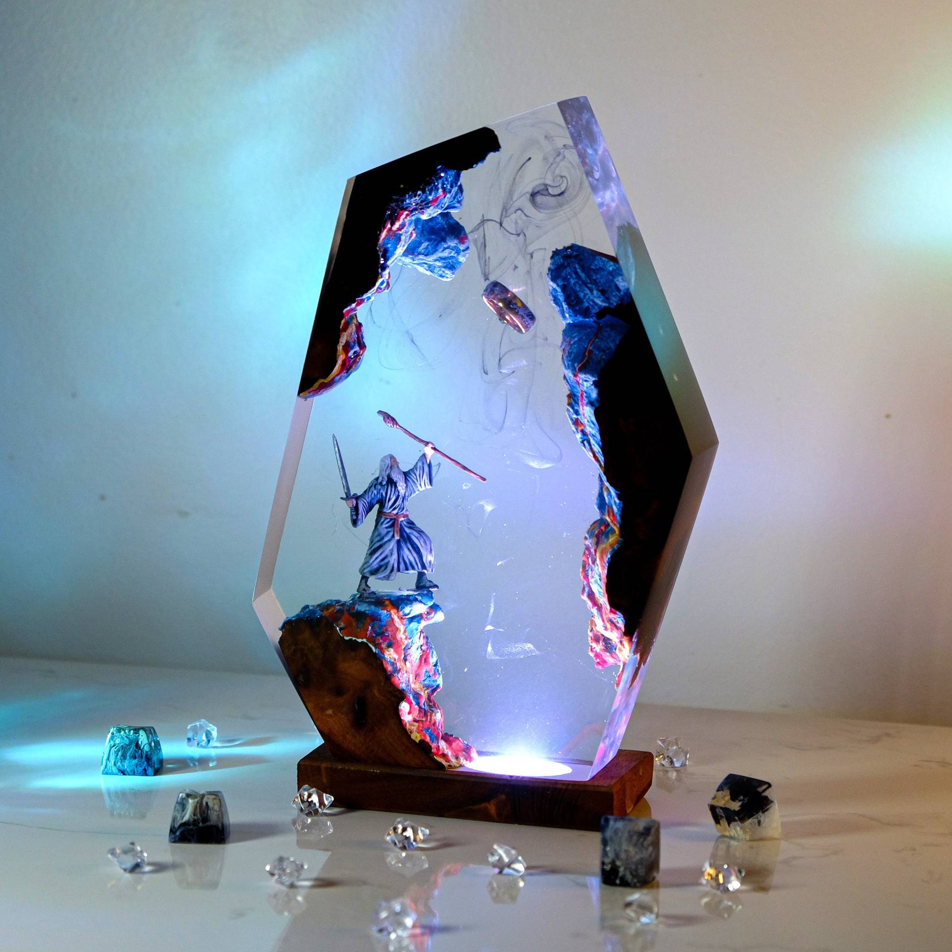 Lampe de table en résine Scène - Art Craft Christmas avis et prix