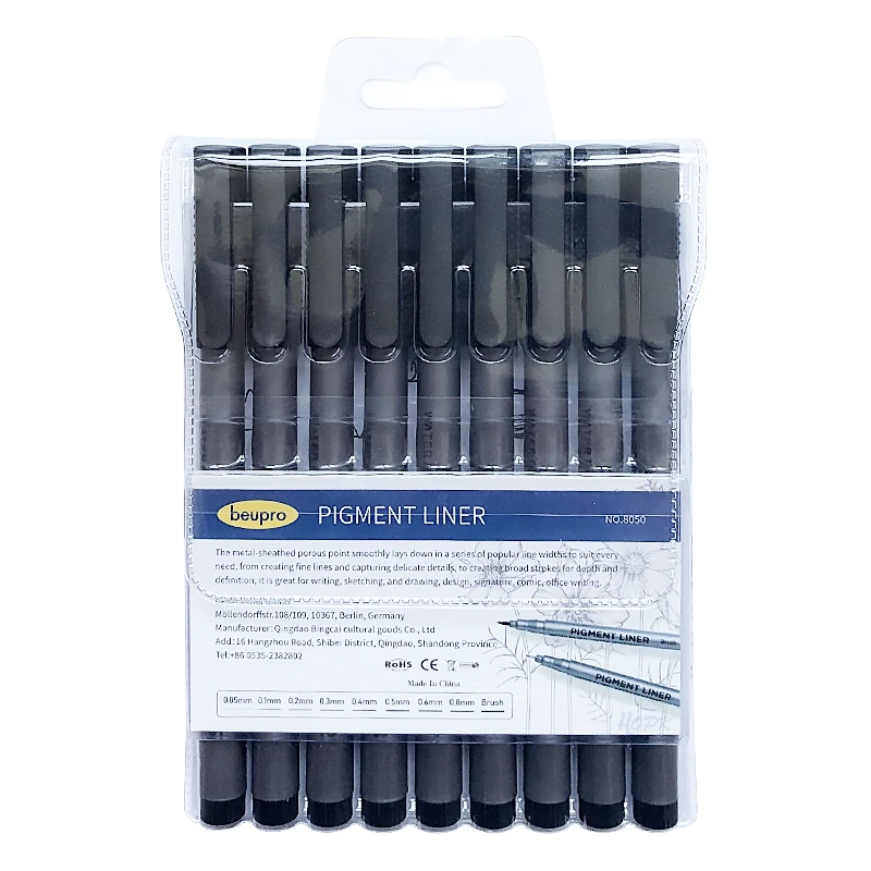 9 pièces/ensemble Pigment Line - Calligraphy Pen Set avis et prix