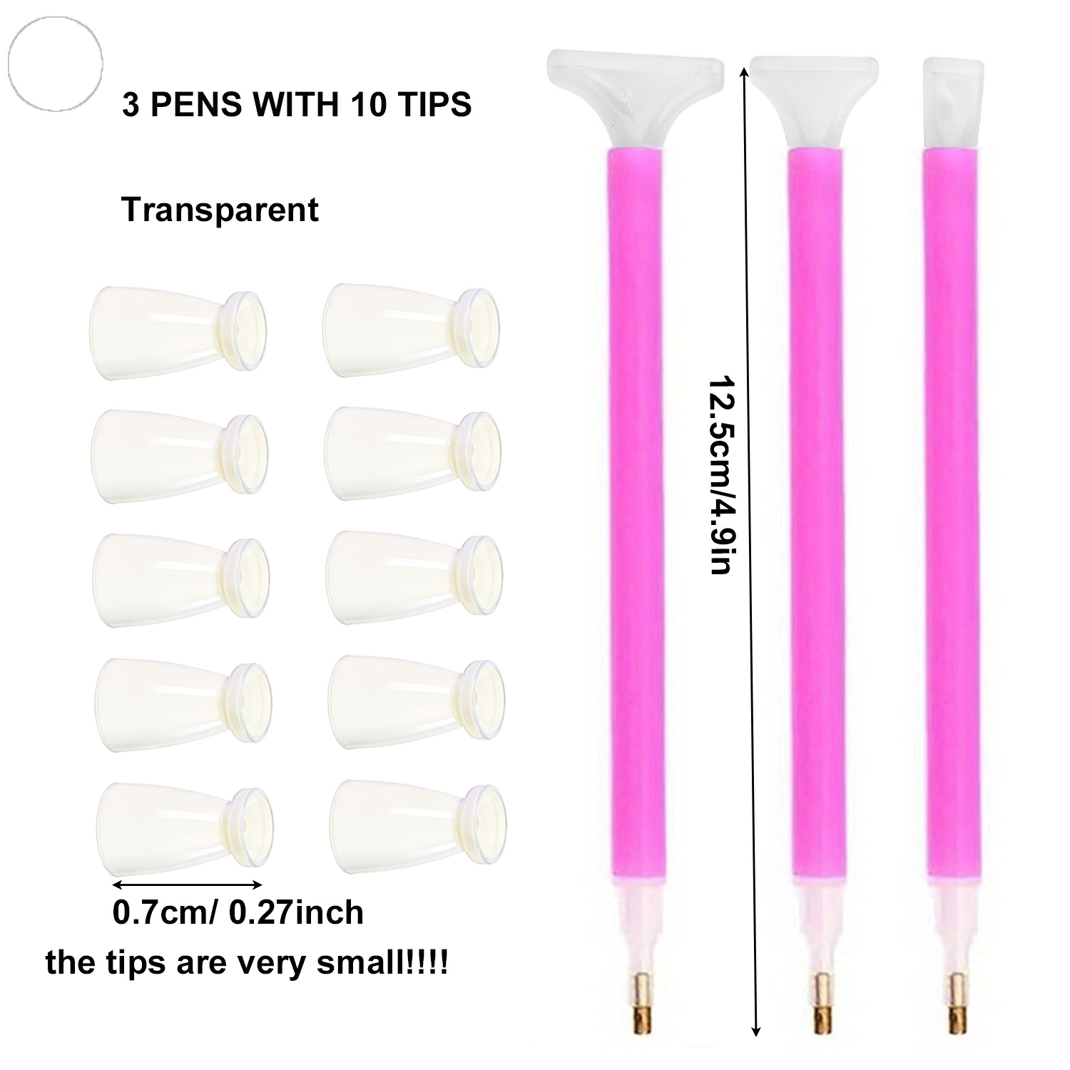 Lot de 10 embouts en silicone  - Art Craft Accessories avis et prix