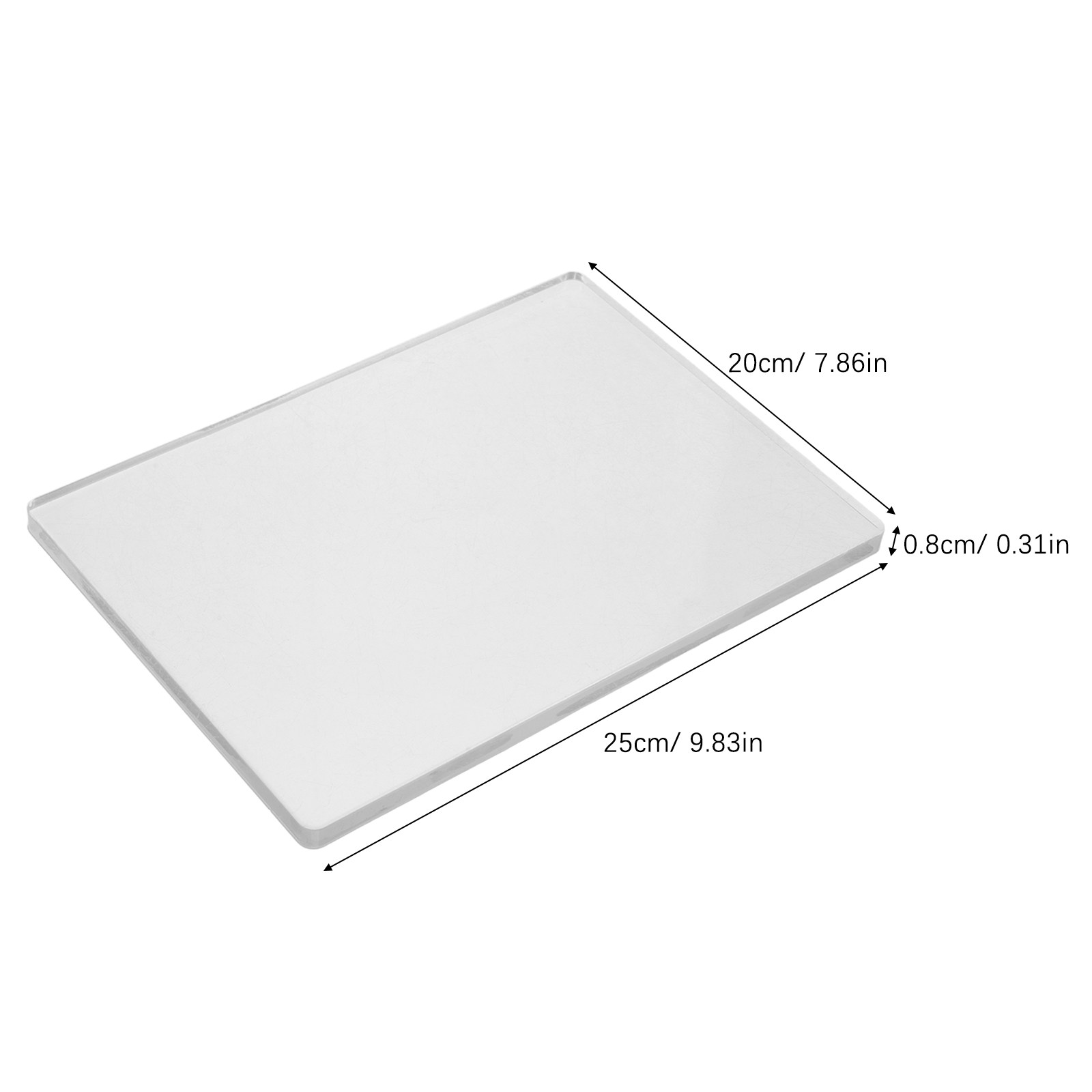 Plaque de gel transparente 20x - Art Craft Stick avis et prix
