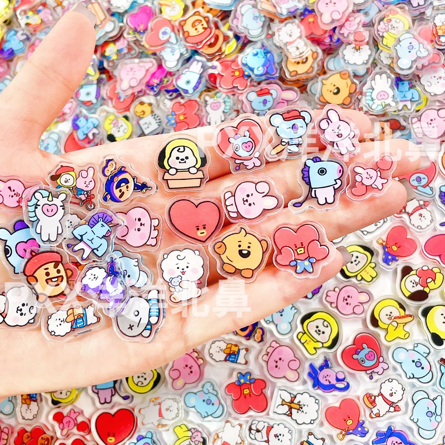 100 pièces BT21 BTS, éléments  - Art Craft Accessories avis et prix
